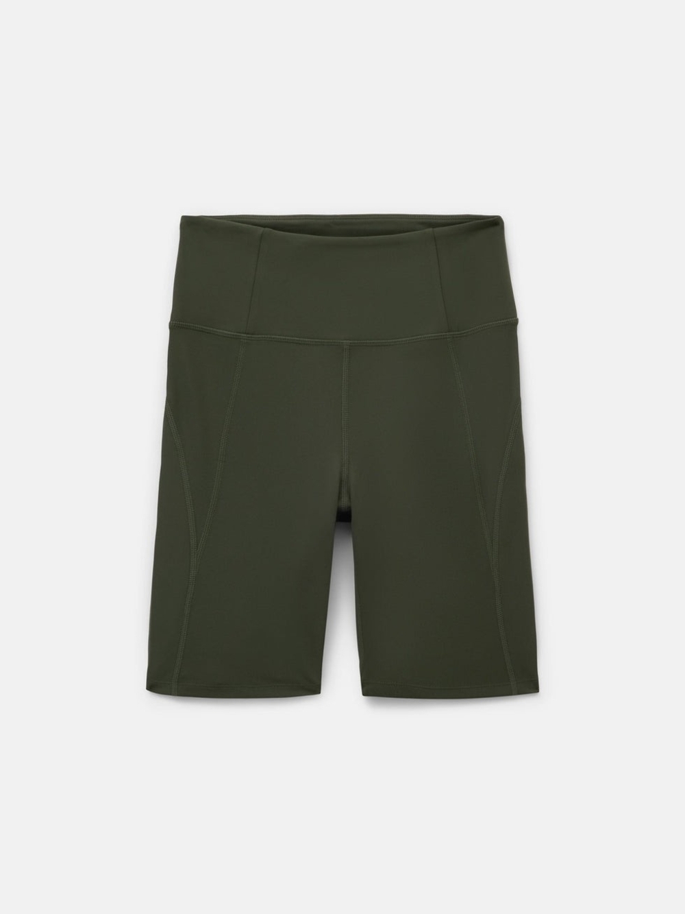 girlfriend collective Green High-Rise Bike Shorts Size S